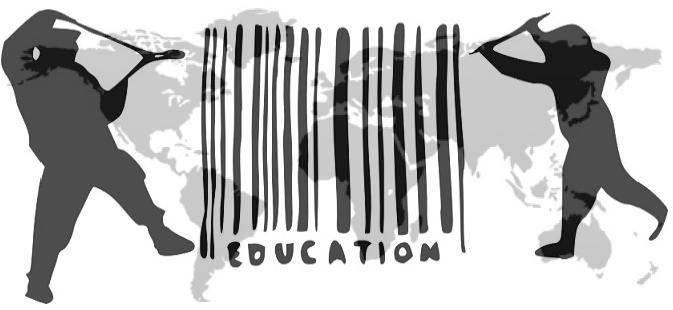 Student bar code for protest